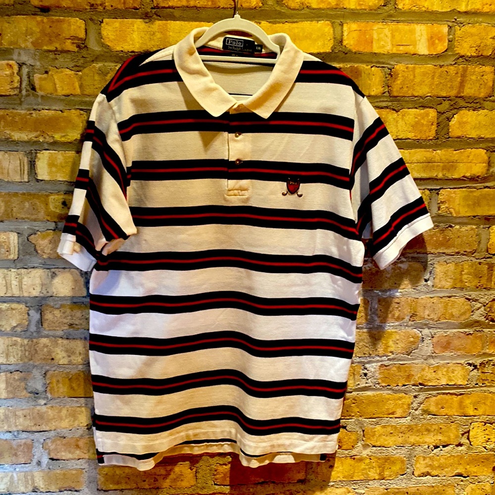 Vintage men’s, Ralph, Lauren polo shirt, hundred percent cotton XXL